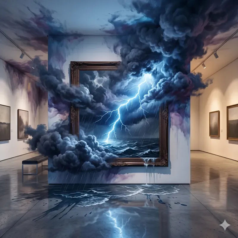When Art Escape The Frames
