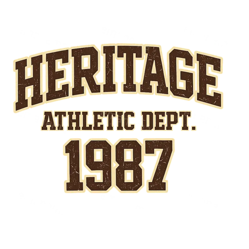 American Collegestyle Script Tshirts