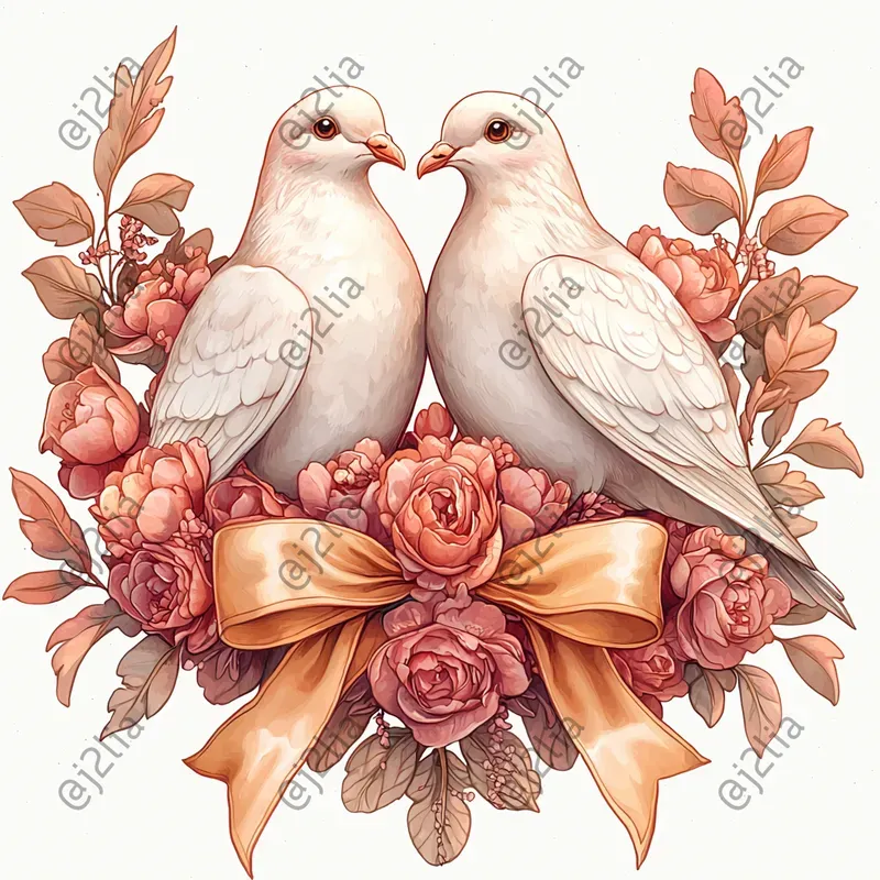Elegant Wedding Cliparts