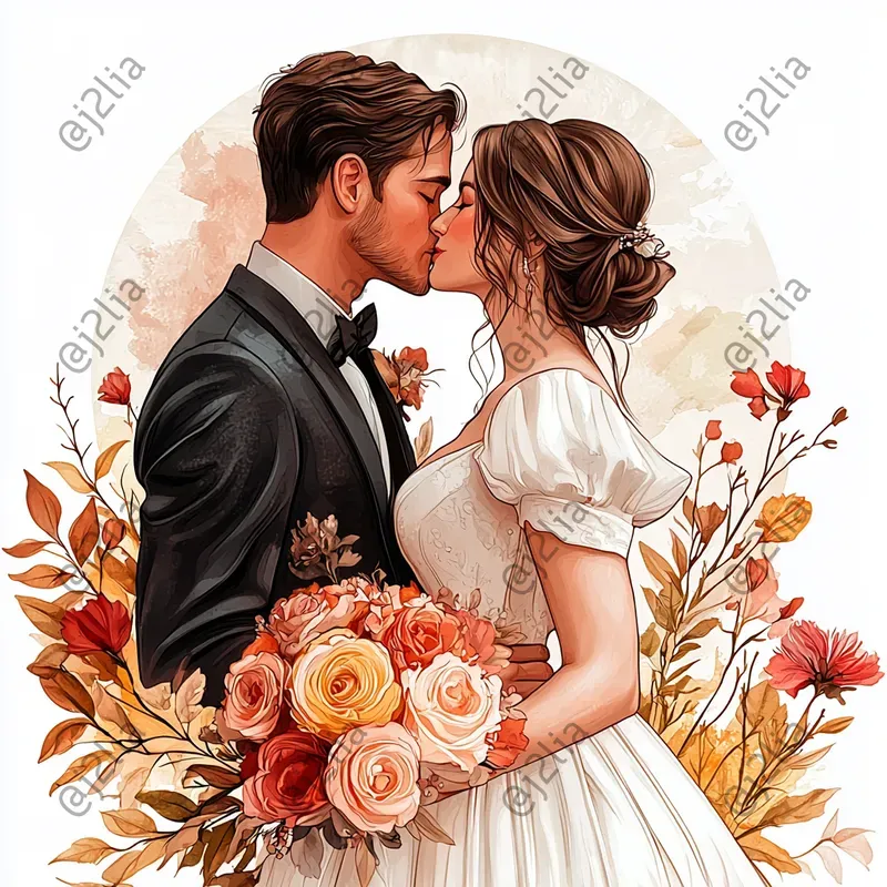 Elegant Wedding Cliparts