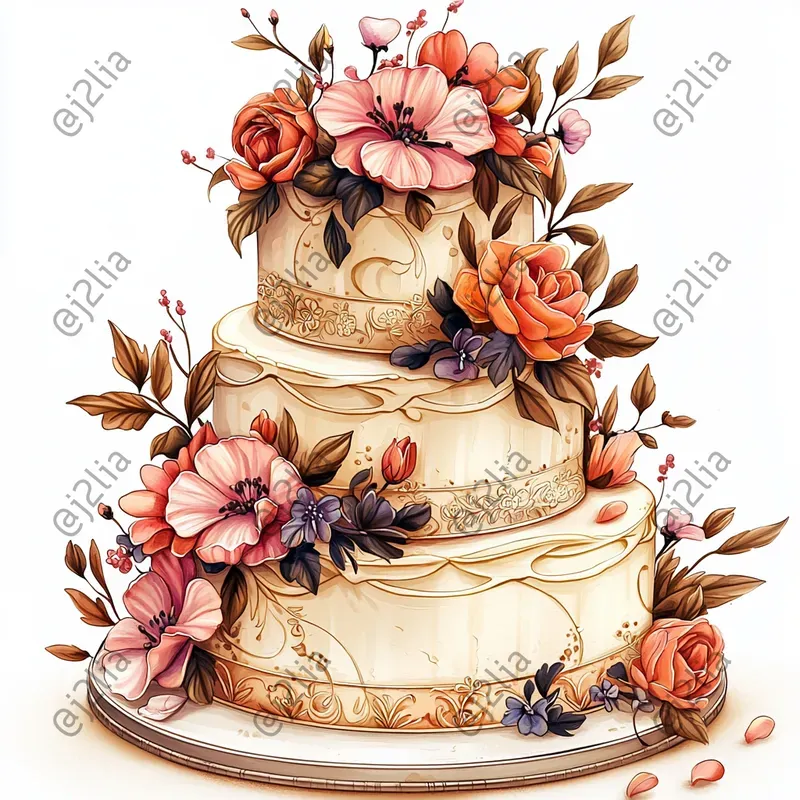 Elegant Wedding Cliparts
