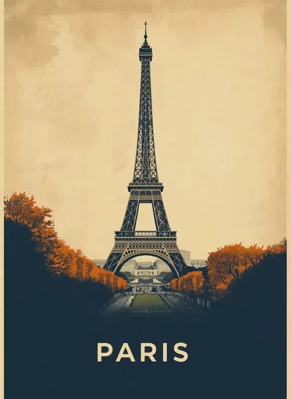 Retro Vintage Travel Poster Art
