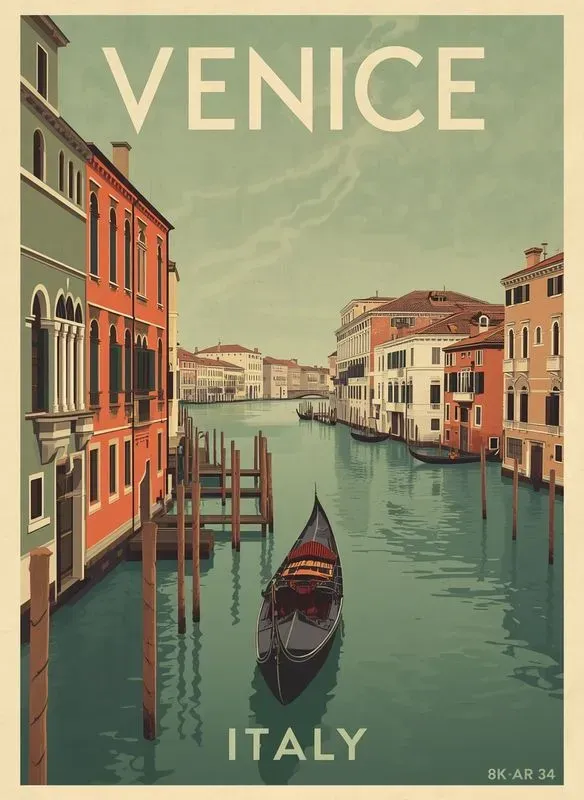 Retro Vintage Travel Poster Art