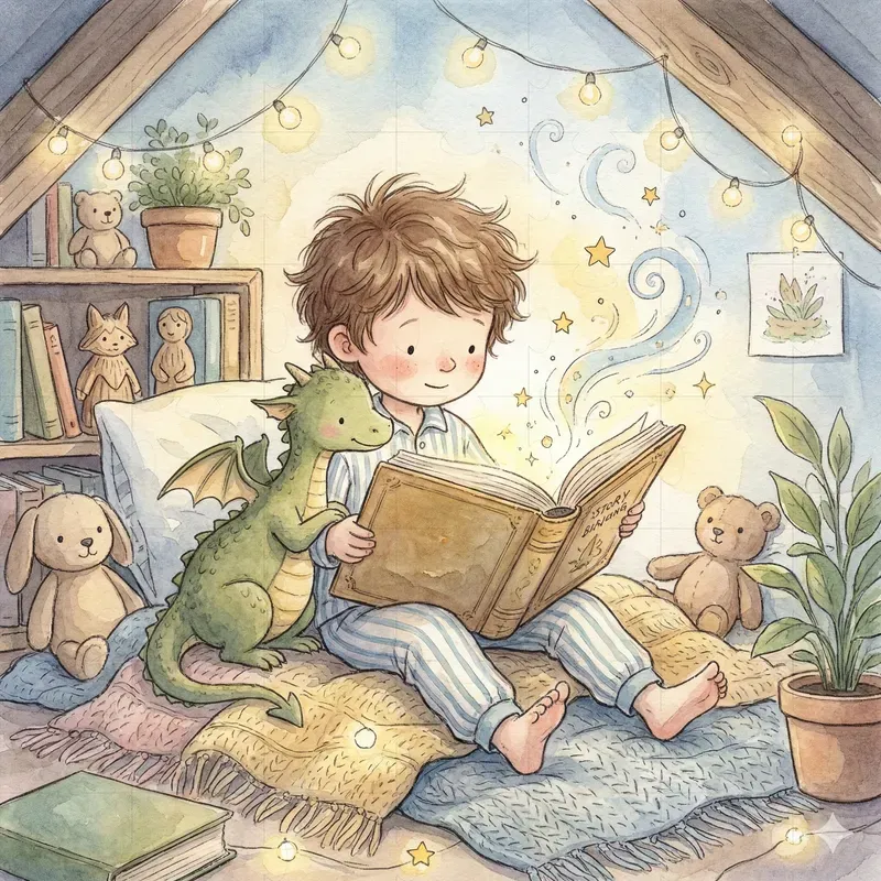 Watercolor Childrens Book Scenes