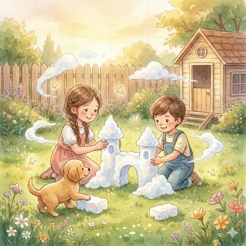 Watercolor Childrens Book Scenes
