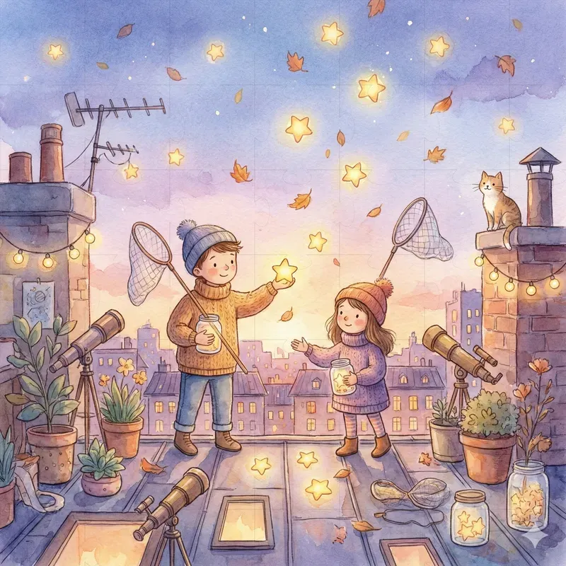 Watercolor Childrens Book Scenes