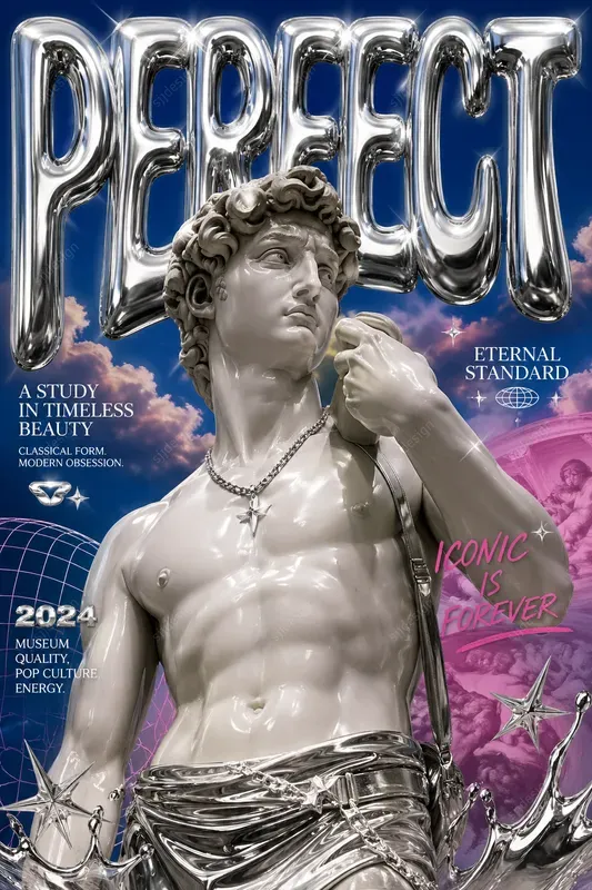 Y2k Pop Surreal Editorial Posters