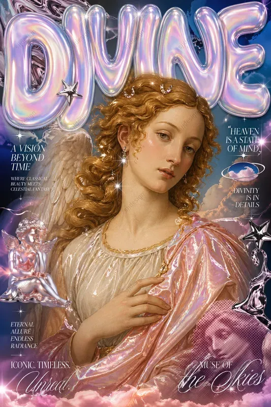 Y2k Pop Surreal Editorial Posters