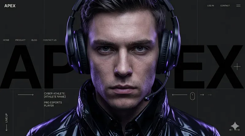 Cinematic Web Hero Section Generator