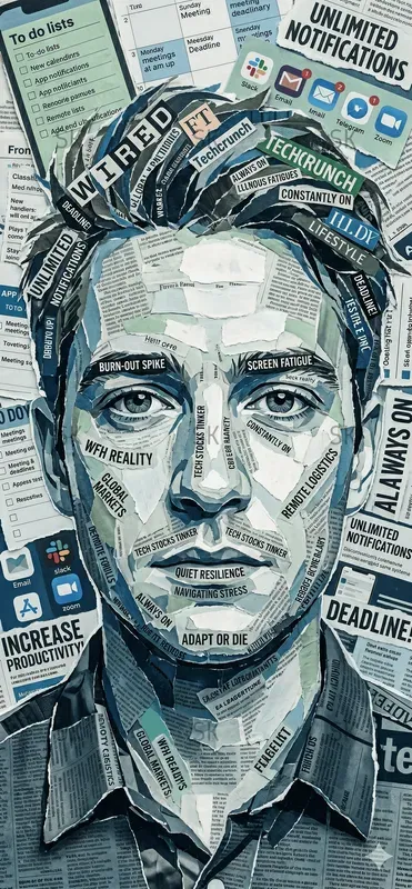 Cinematic Newspaper Collage Portraits