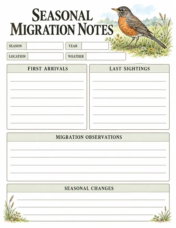 Backyard Birdwatching Log Books