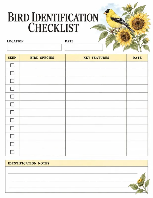 Backyard Birdwatching Log Books