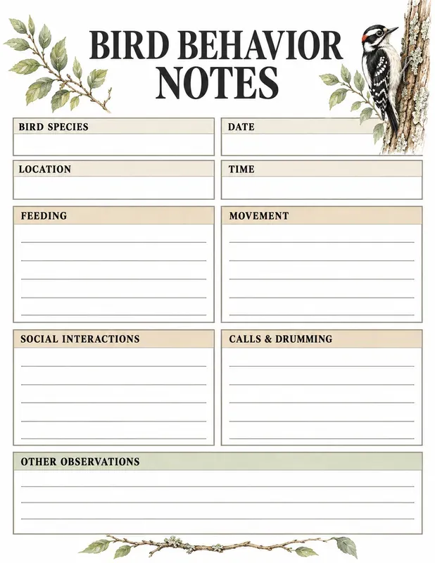 Backyard Birdwatching Log Books