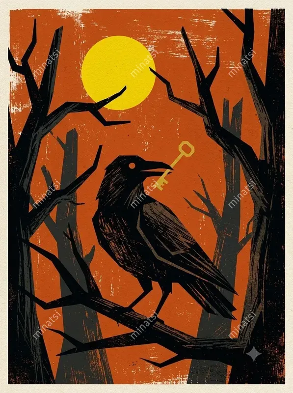 Retro Halloween Silkscreen Art