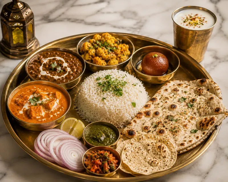 Luxury Indian Thali Food Advertisements