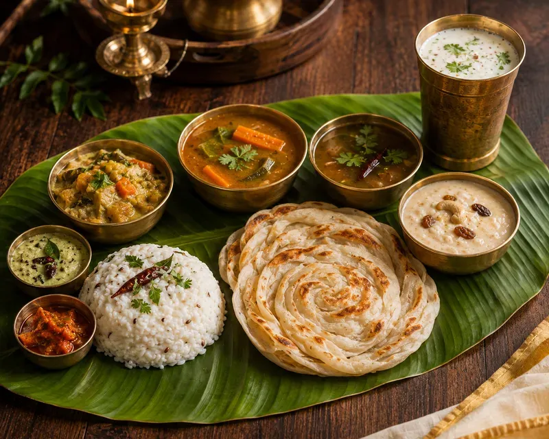 Luxury Indian Thali Food Advertisements