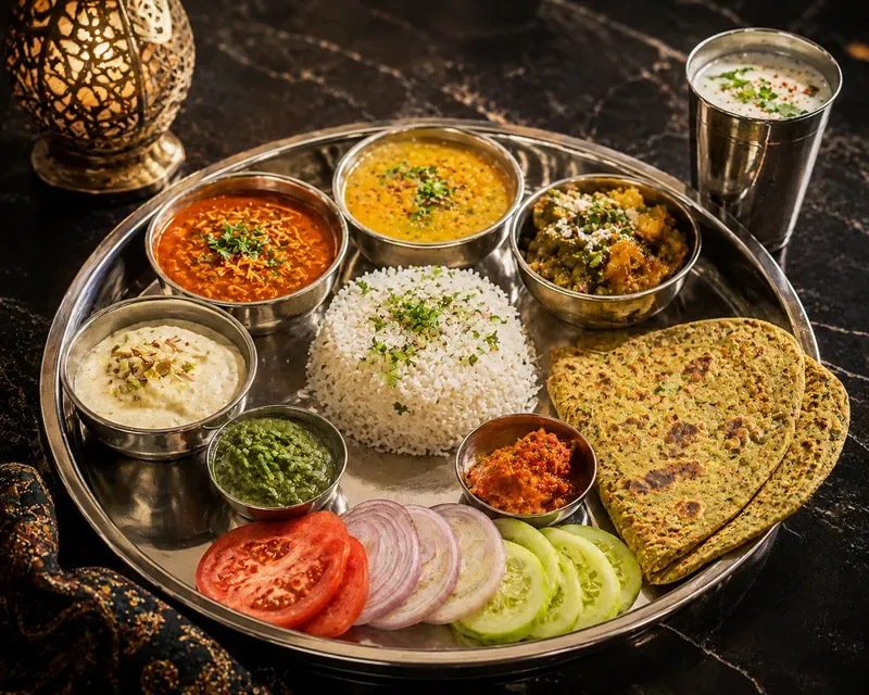 Luxury Indian Thali Food Advertisements