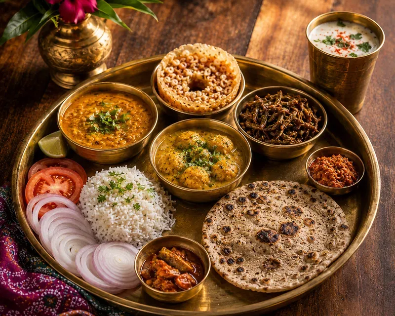Luxury Indian Thali Food Advertisements