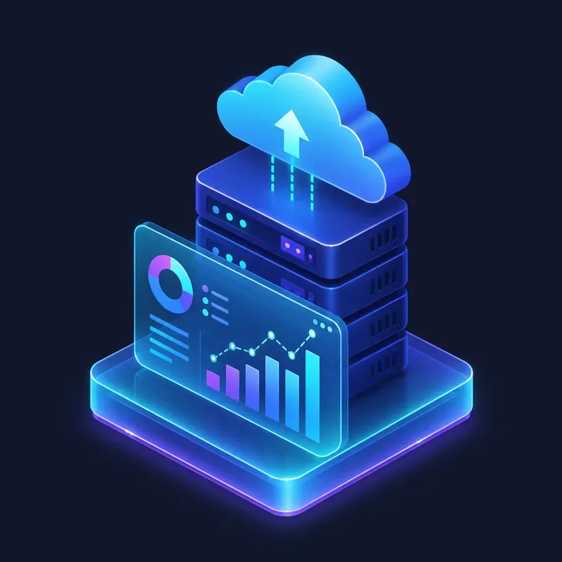 Isometric Tech App UI Icons