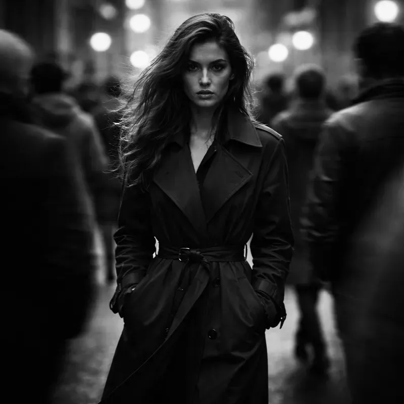 Cinematic Motion Blur Street Portraits