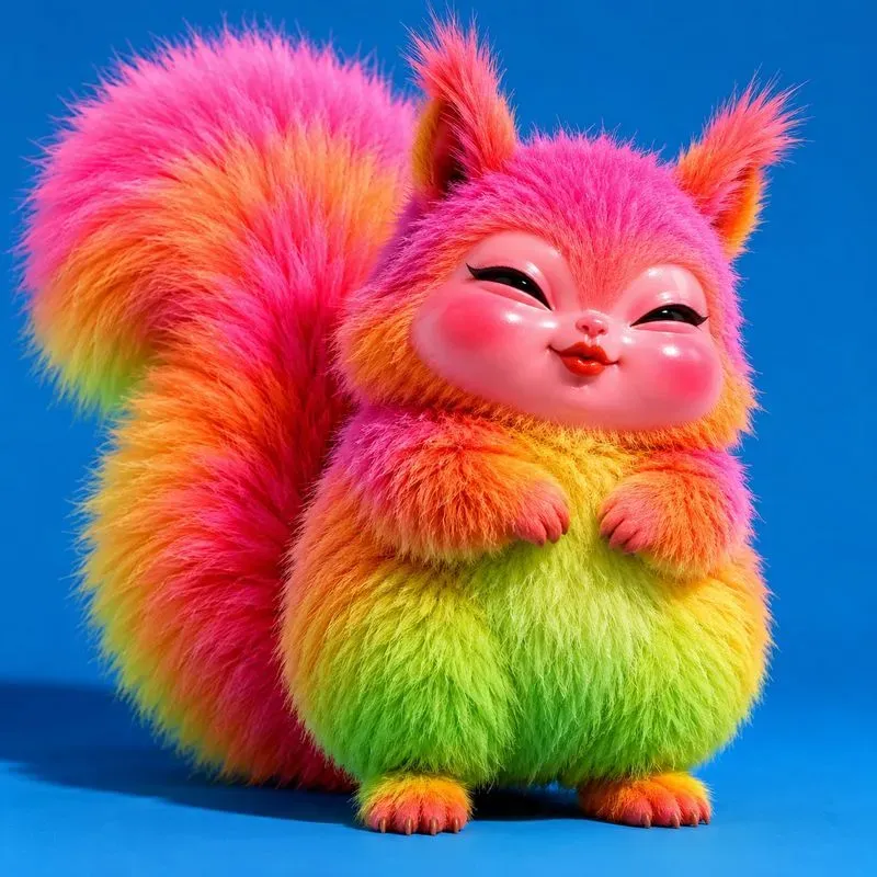 Vibrant 3D Dollanimal Hybrids