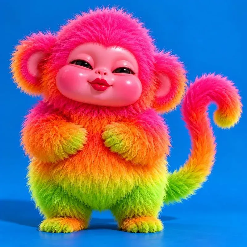 Vibrant 3D Dollanimal Hybrids