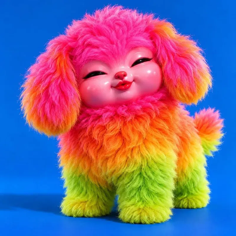 Vibrant 3D Dollanimal Hybrids
