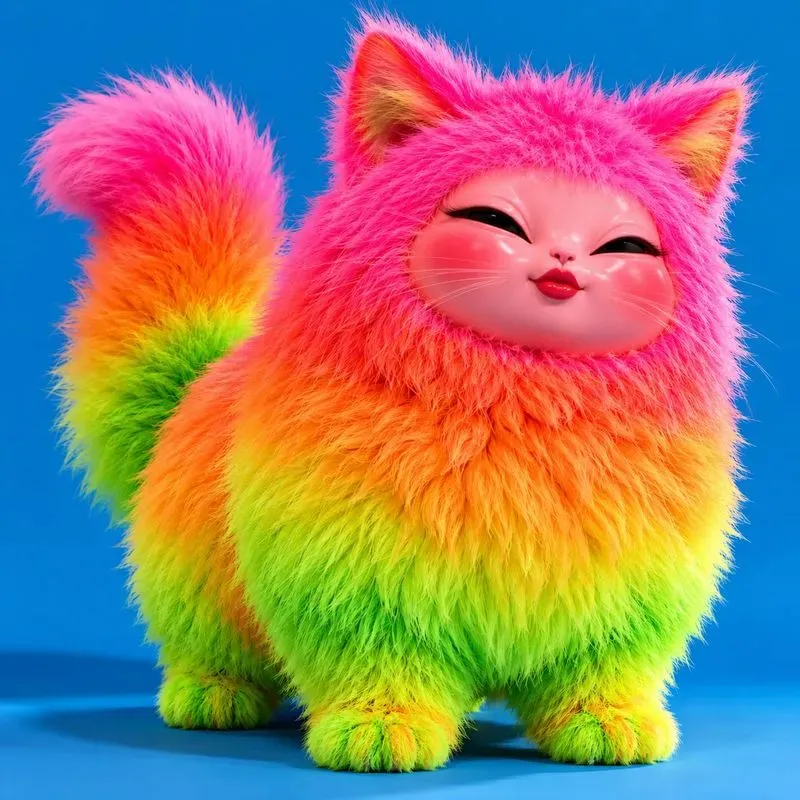 Vibrant 3D Dollanimal Hybrids