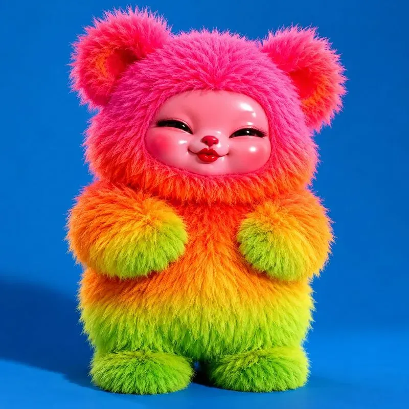 Vibrant 3D Dollanimal Hybrids