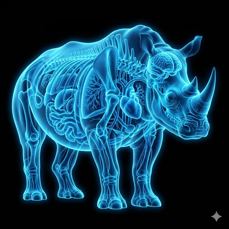 Xray Neon Skeleton Creature Designs