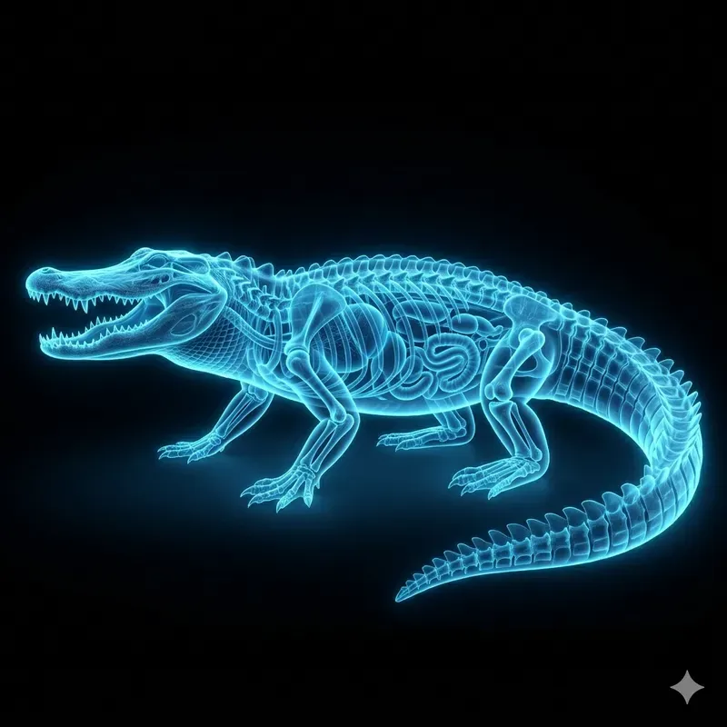 Xray Neon Skeleton Creature Designs