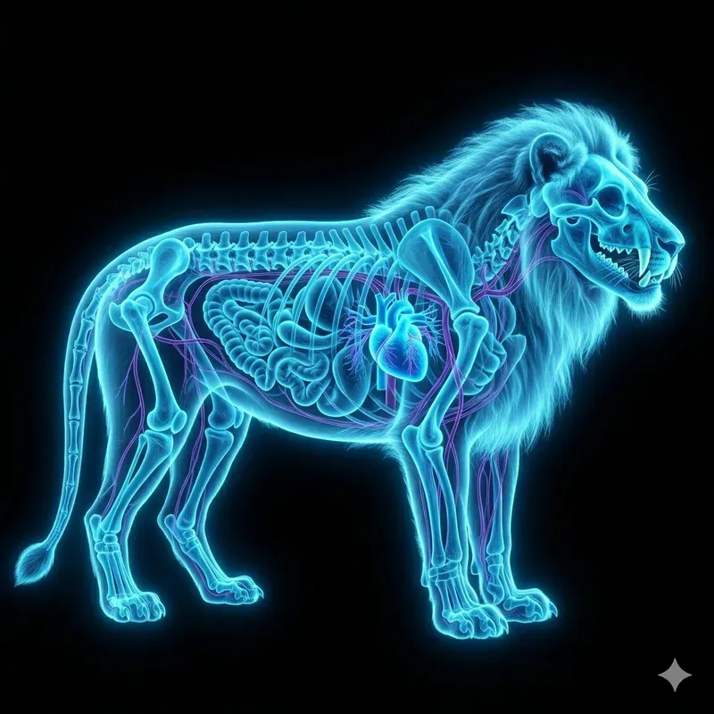 Xray Neon Skeleton Creature Designs