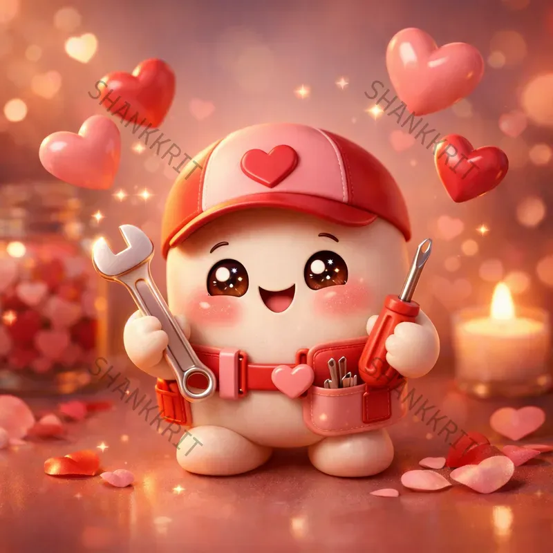 Love Languages Valentine Characters