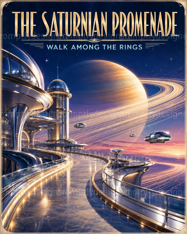 Imaginary Worlds Travel Posters