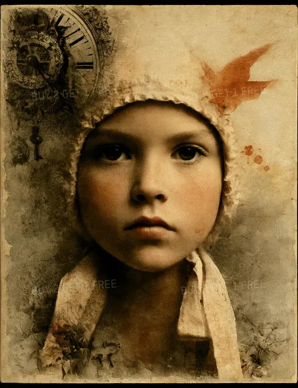 Hours And Frissons Vintage Watercolors