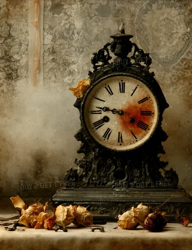 Hours And Frissons Vintage Watercolors