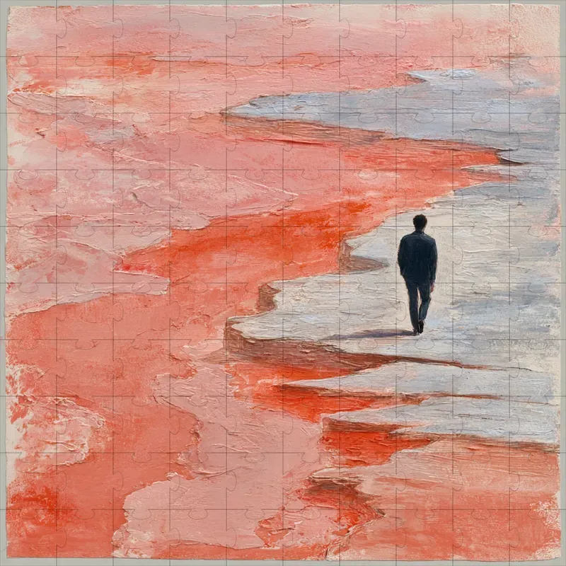 Soft Coral Painterly Portraits