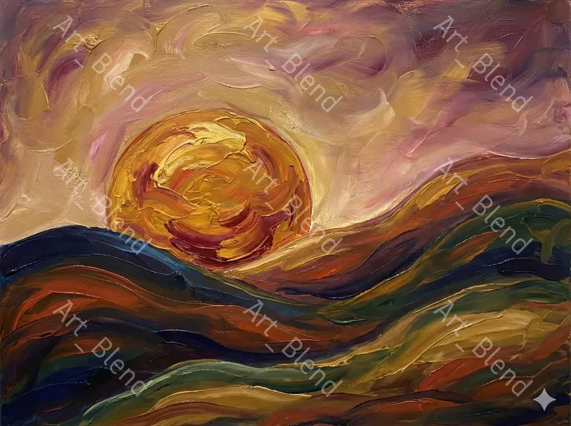 Expressive Abstract Spiritual Art