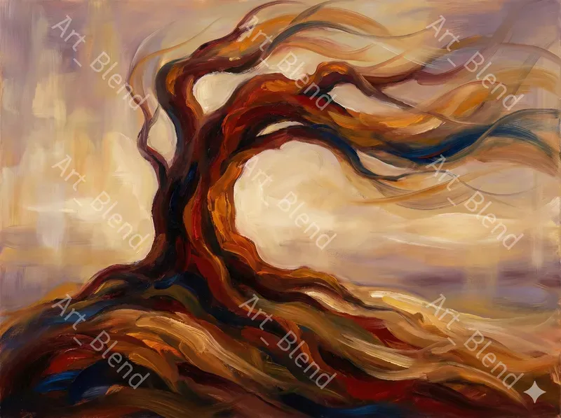 Expressive Abstract Spiritual Art