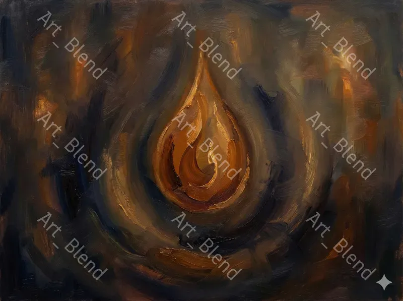 Expressive Abstract Spiritual Art