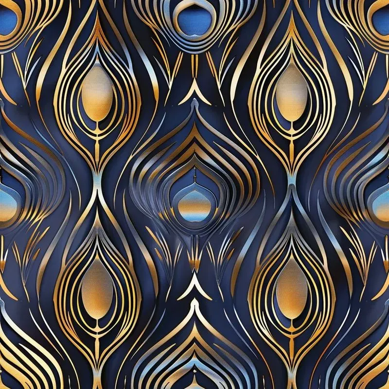 Elegant Art Deco Pattern Design Templates