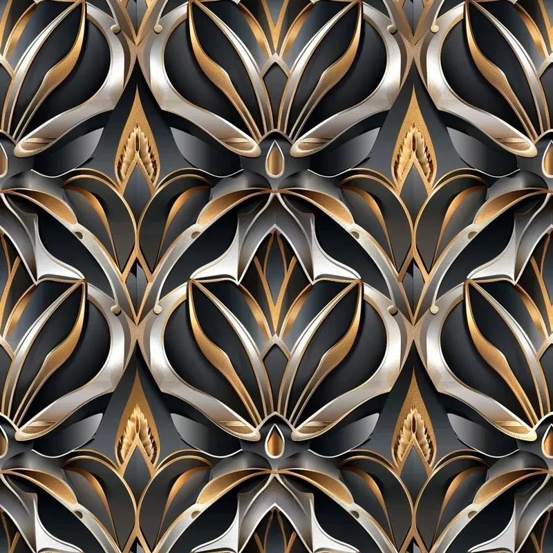 Elegant Art Deco Pattern Design Templates