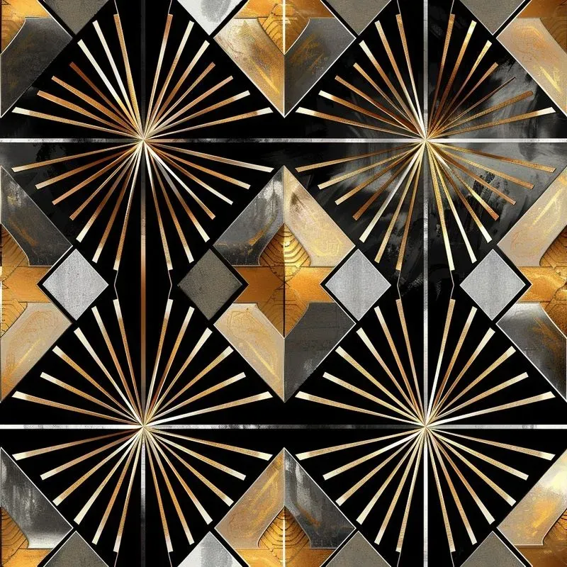 Elegant Art Deco Pattern Design Templates