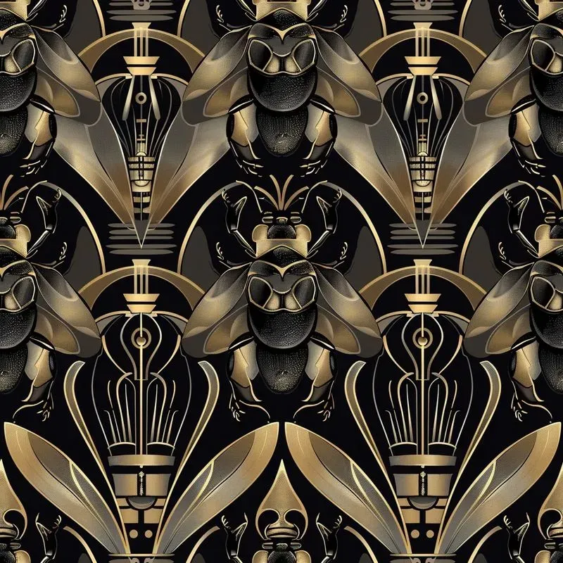 Elegant Art Deco Pattern Design Templates