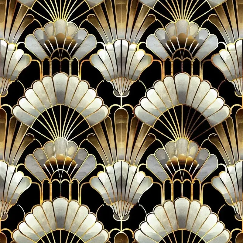 Elegant Art Deco Pattern Design Templates