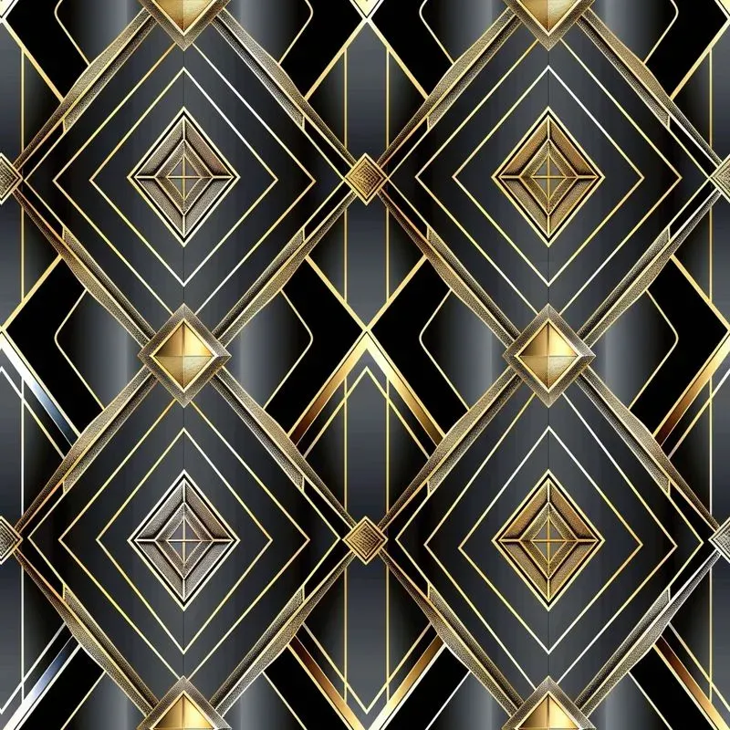 Elegant Art Deco Pattern Design Templates