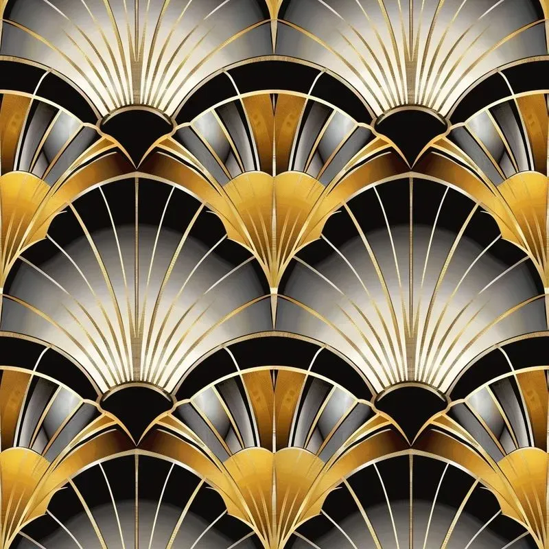 Elegant Art Deco Pattern Design Templates