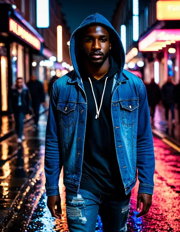 Cinematic Neon Street Portraits
