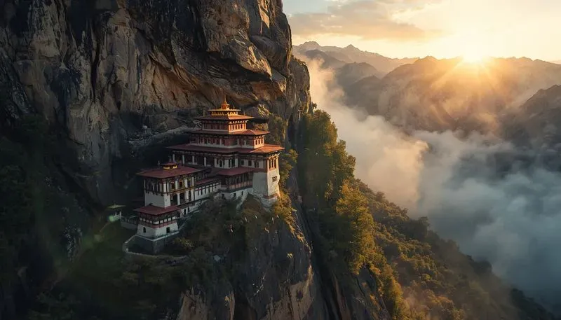 Cinematic Mountain Monasteries