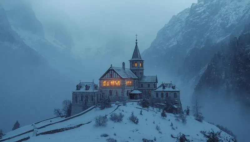 Cinematic Mountain Monasteries